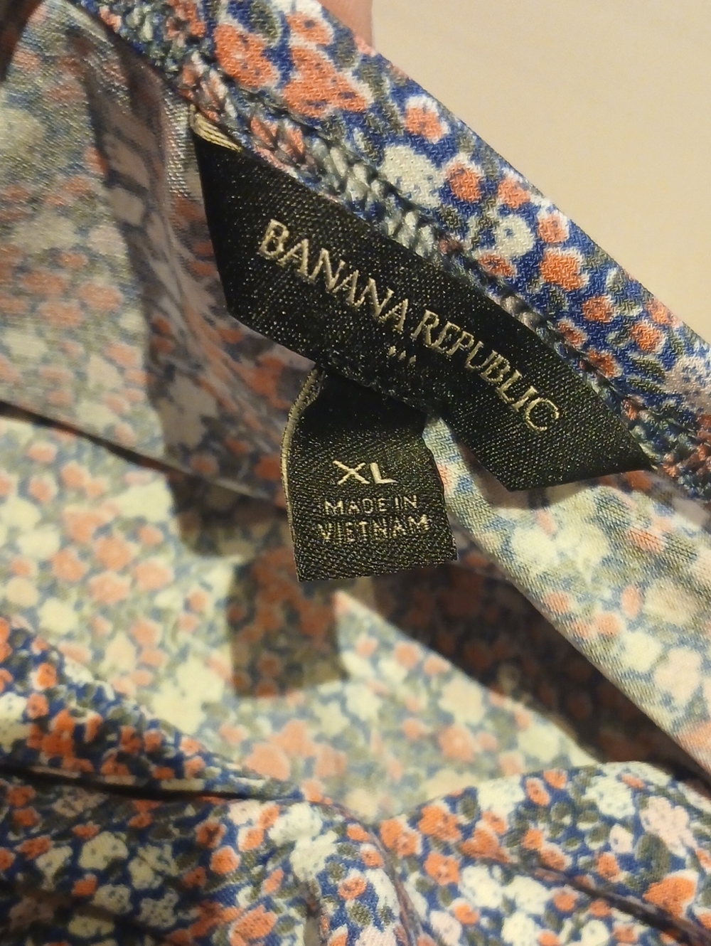 Banana Republic Drop Waist Floral Dress / Size XL - Picture 7 of 7